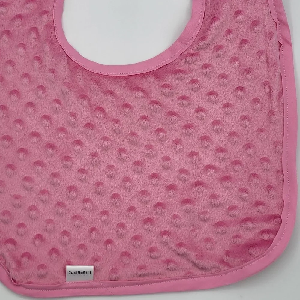 Handmade Watermelon/Lady bug print Toddler Bright Drool bib 12Wx14L.